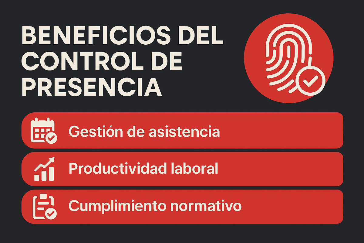 Beneficios del control de presencia para empresas info