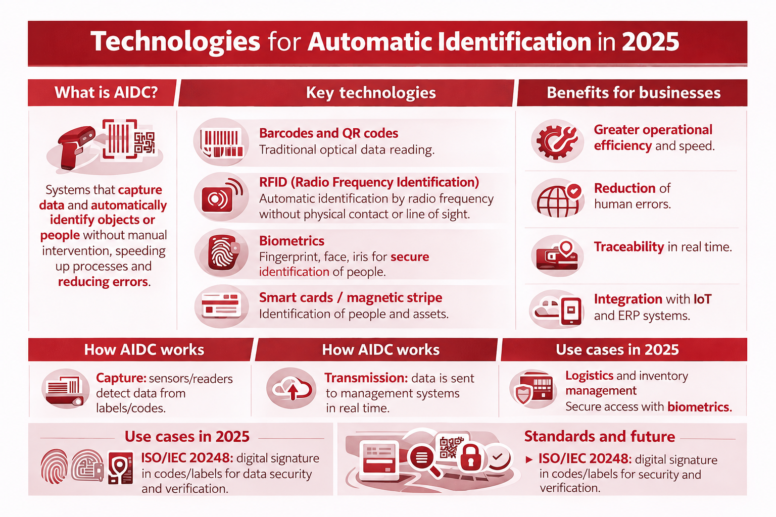 Guide to Technologies for Automatic Identification in 2025